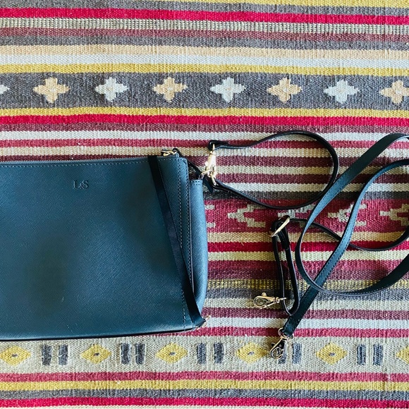 Lo & Sons Pearl Crossbody - Black Saffiano Leather - Picture 3 of 10